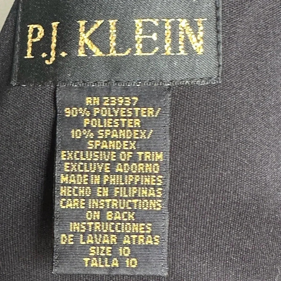 Vintage 90’s Velvet Sleeveless Beaded Maxi Sark Magic Dress, Fairy Black Sz 10 - Picture 5 of 8